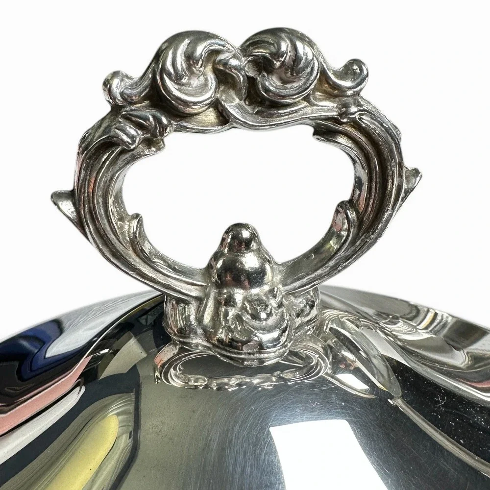 Pyrex vintage silver
